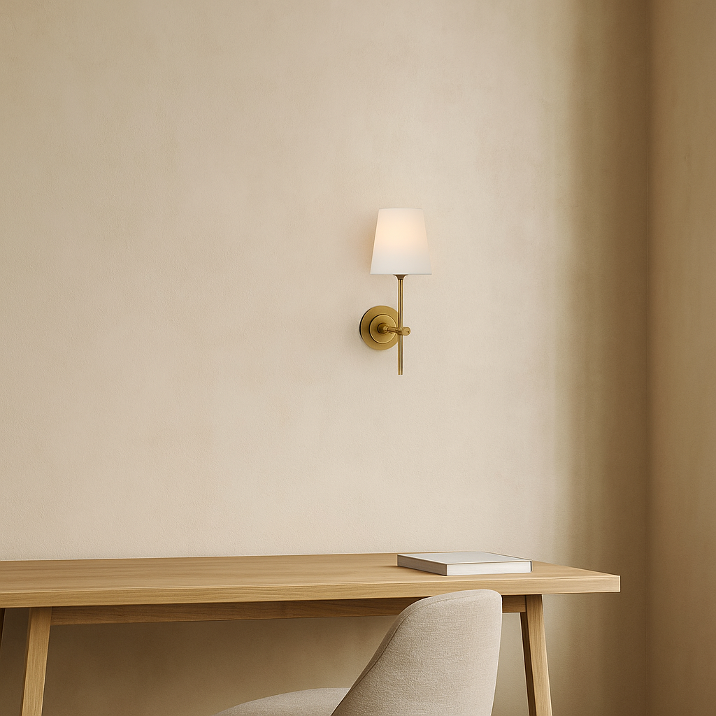 Lavisa - Vintage Tapered Shade Wall Light