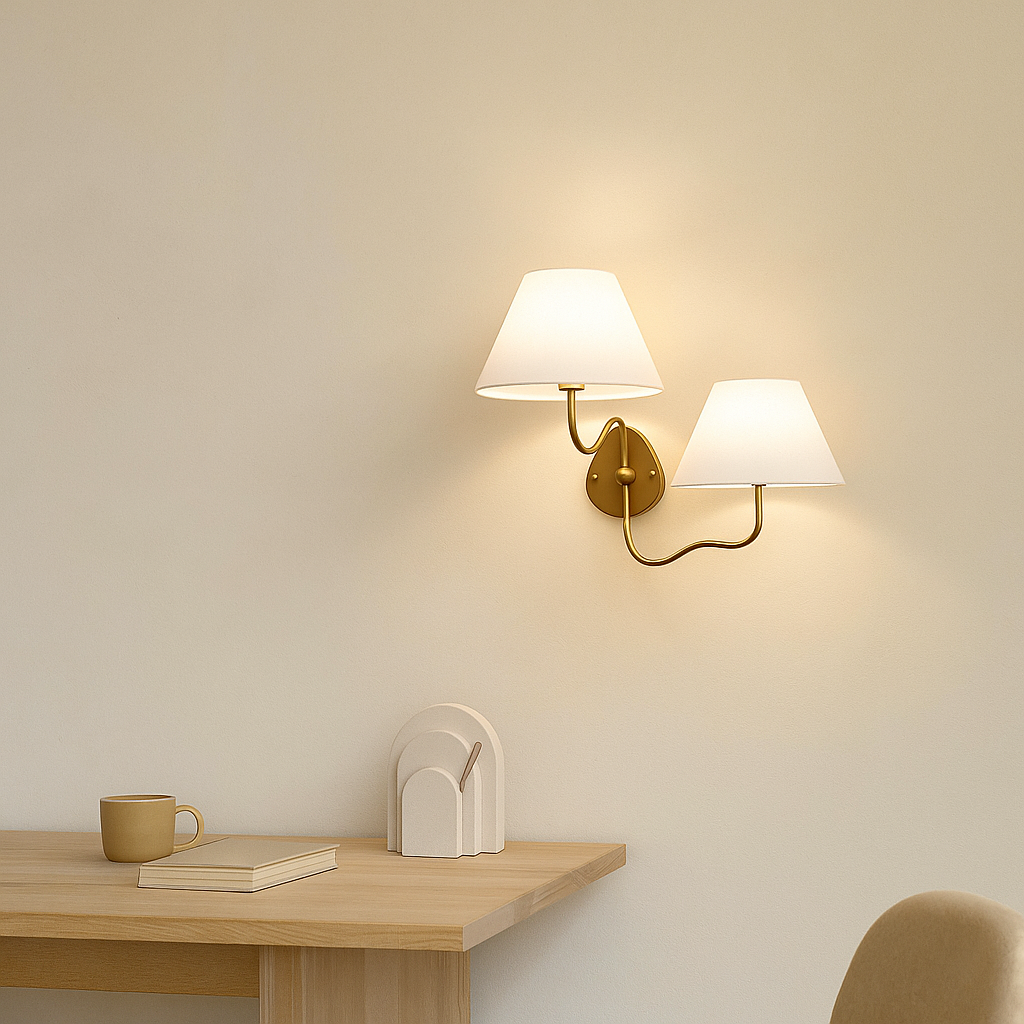 Lavisa - Classic Tapered Shade LED Wall Light