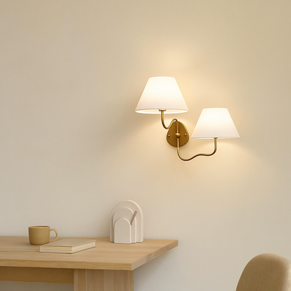 Lavisa - Classic Tapered Shade LED Wall Light