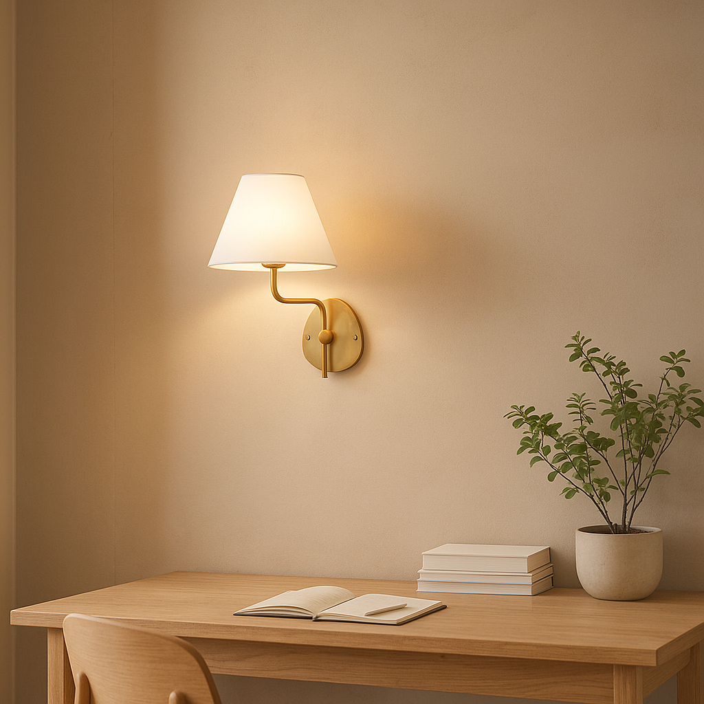 Lavisa - Classic Tapered Shade LED Wall Light