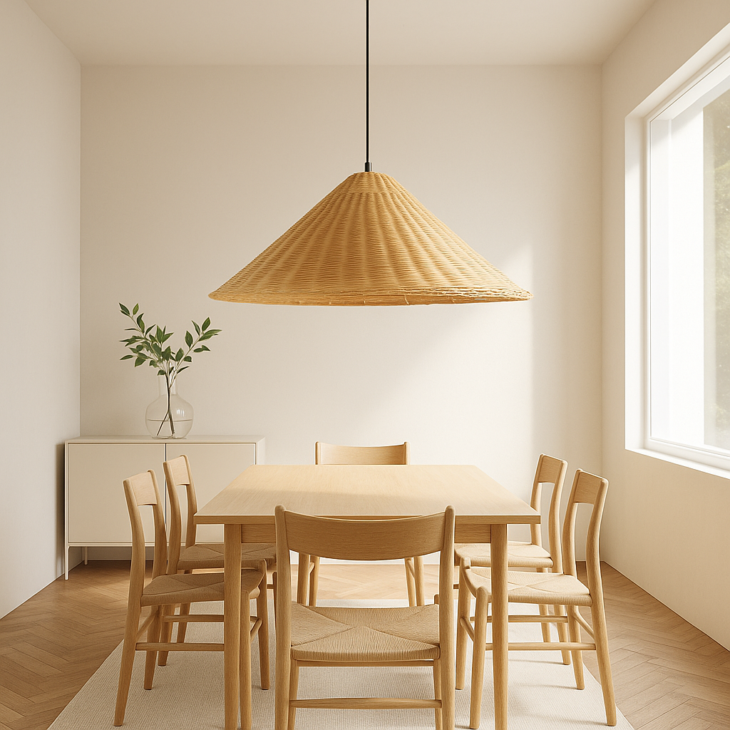 Lavisa - Woven Cone Retro Pendant Light