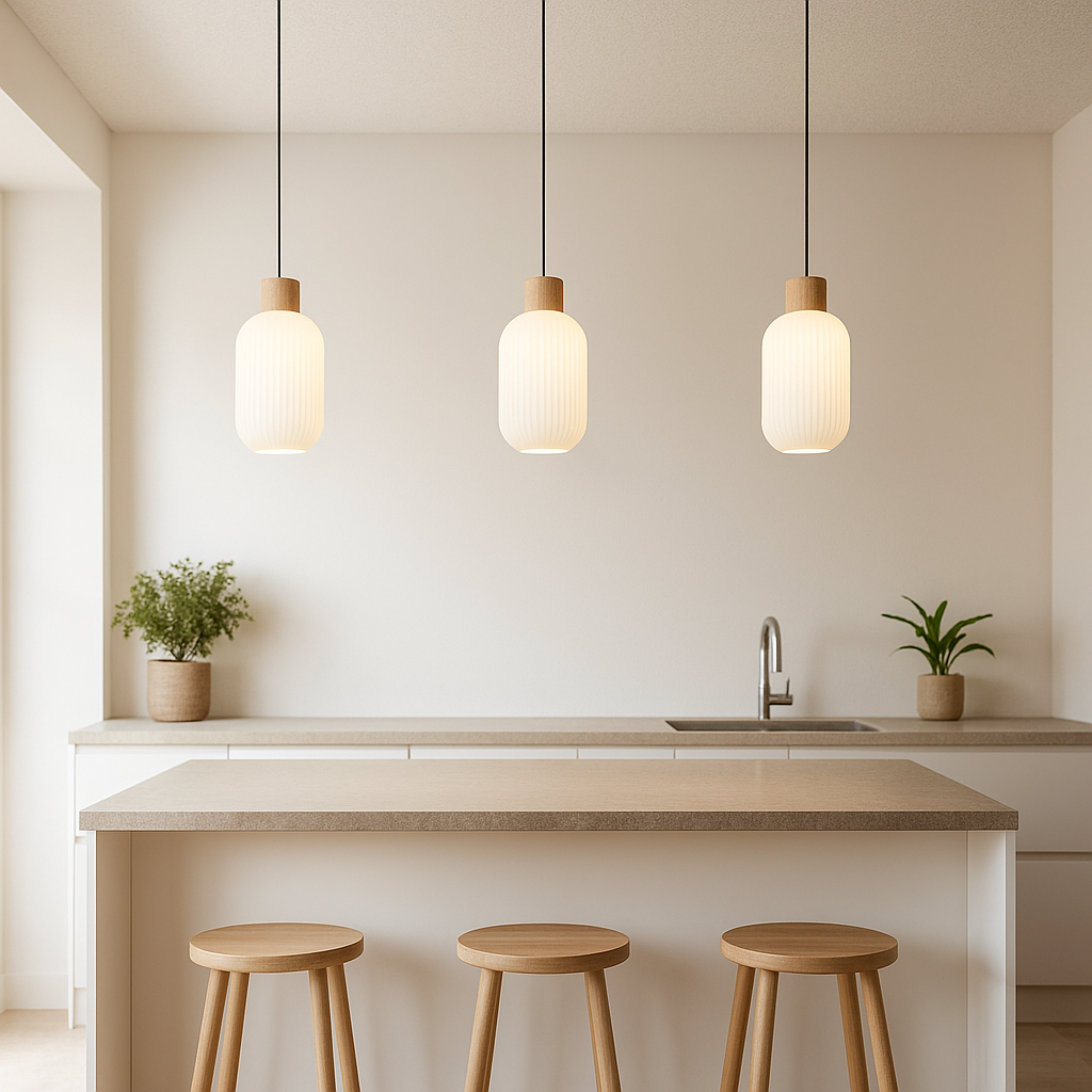 Lavisa - Vintage Pleated Lantern Pendant Light