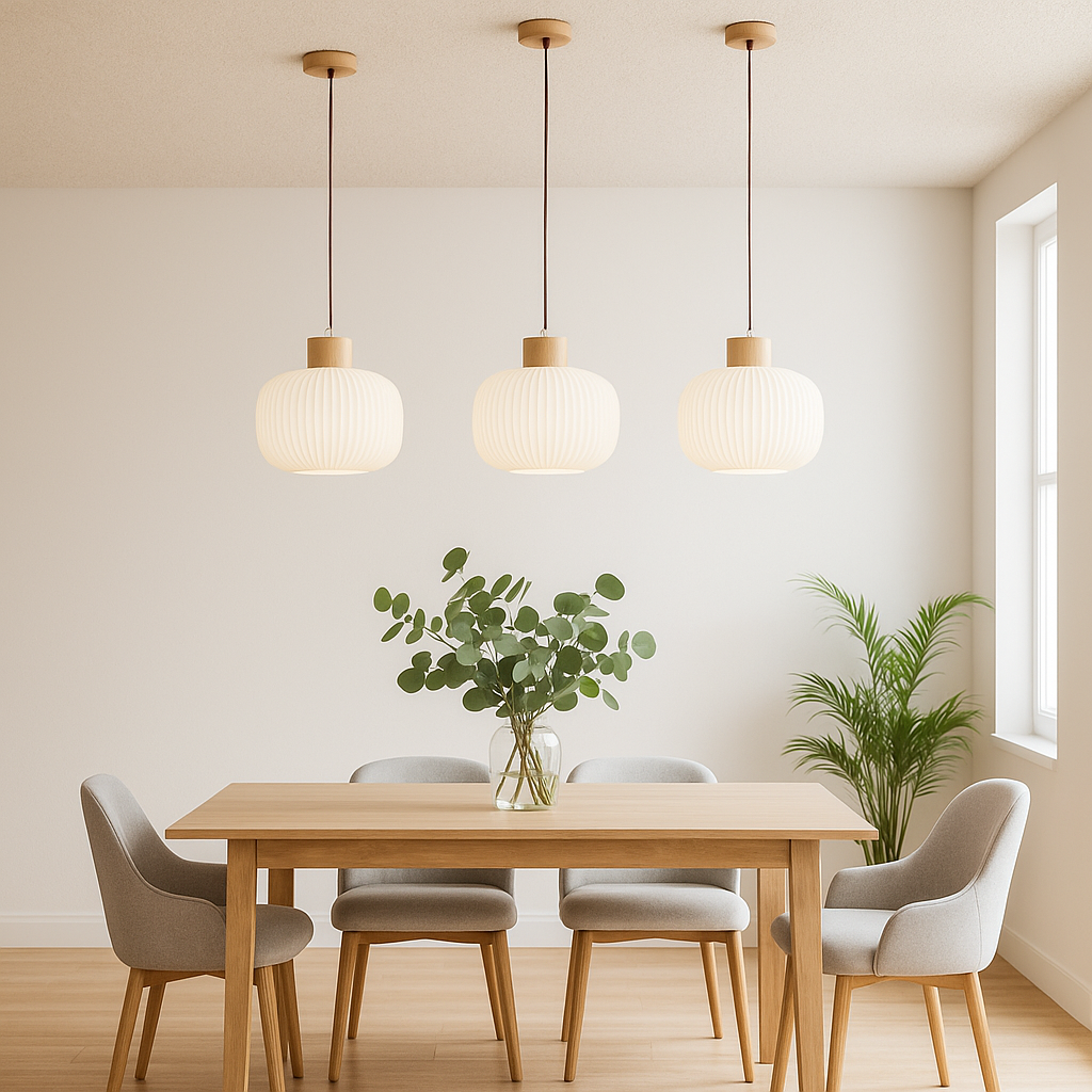 Lavisa - Vintage Pleated Lantern Pendant Light
