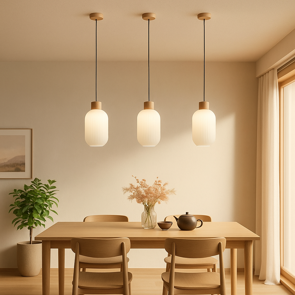 Lavisa - Vintage Pleated Lantern Pendant Light