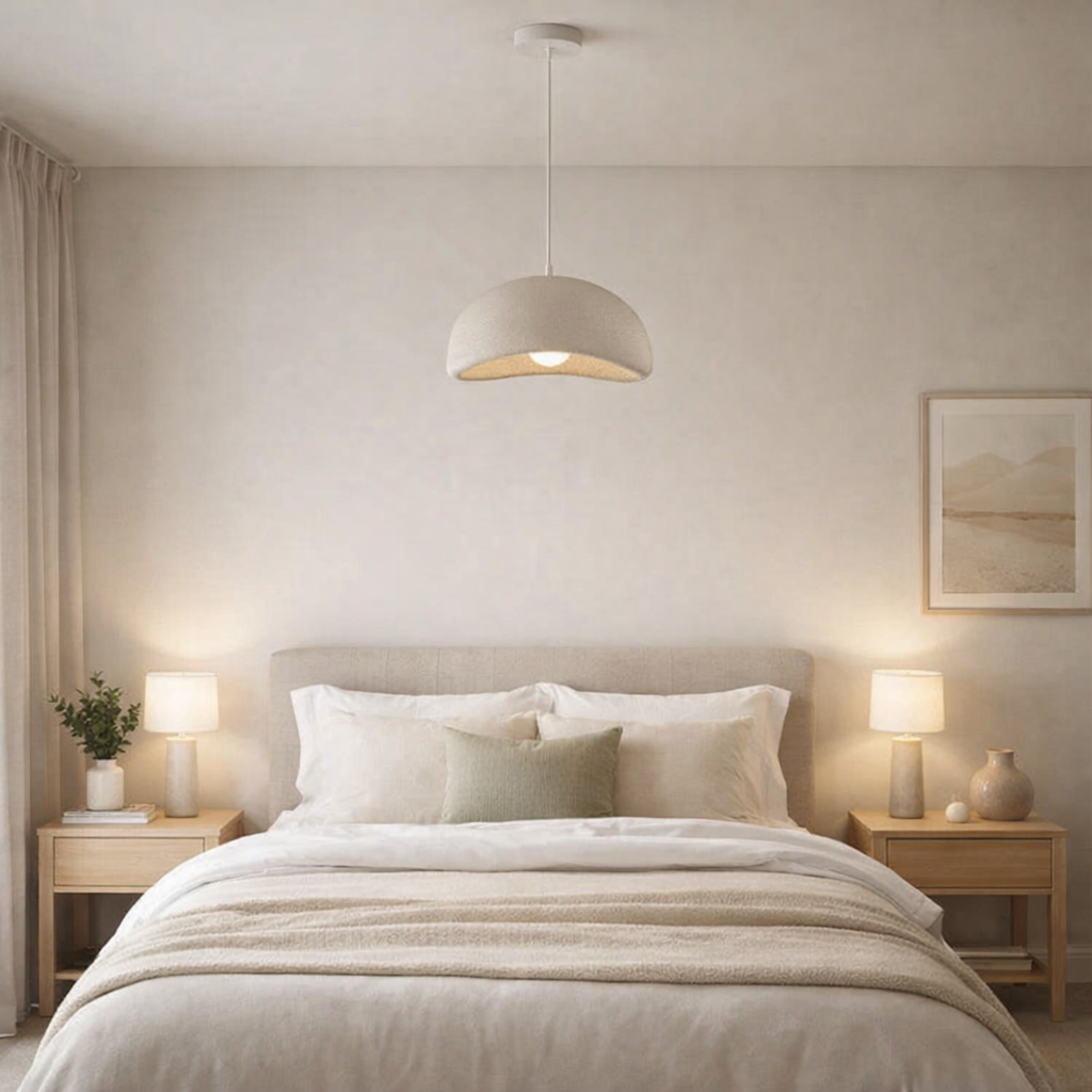 Lavisa - Modern Japandi Oval Pendant Light Sculptural Hanging Fixture
