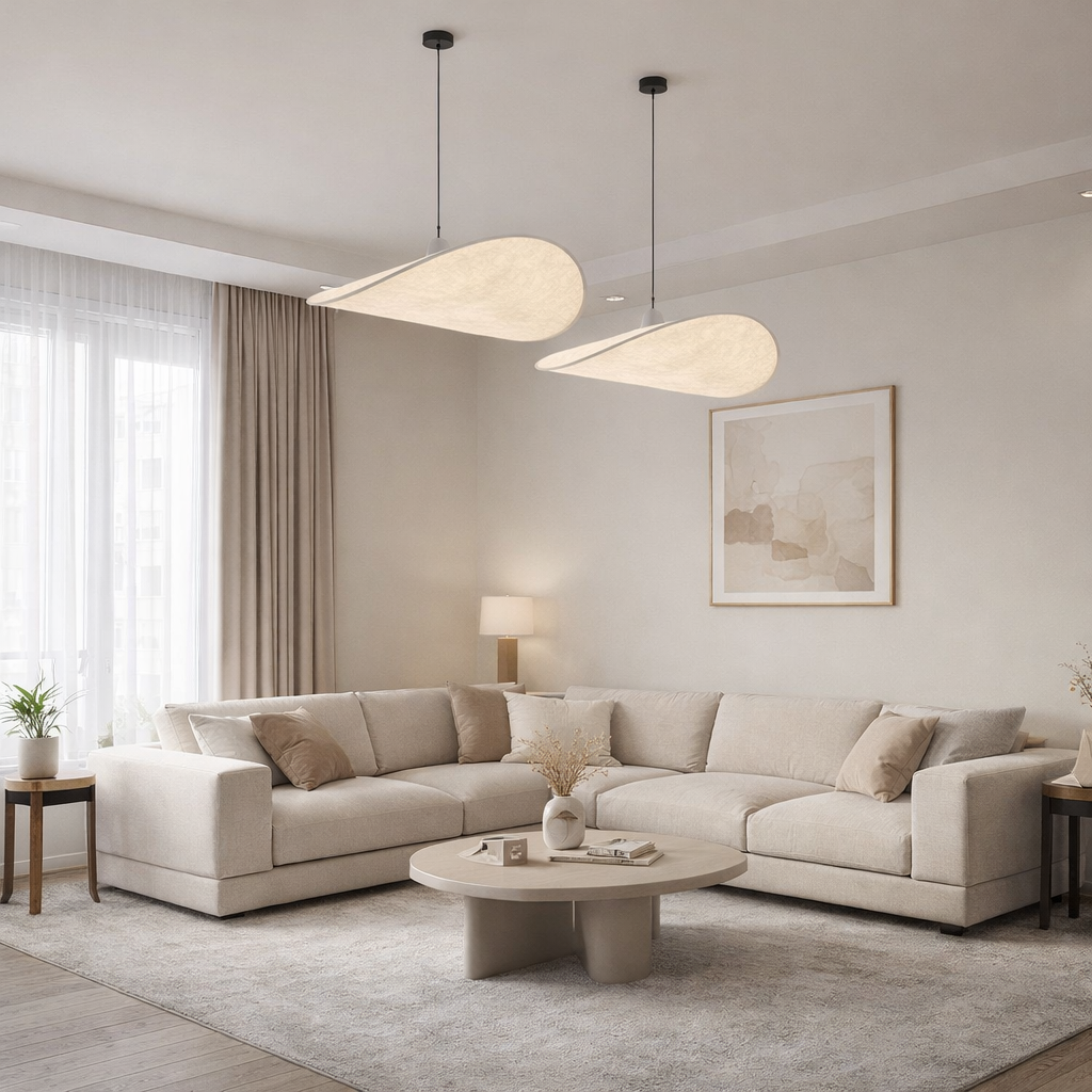 Lavisa - Japandi White Pendant Light