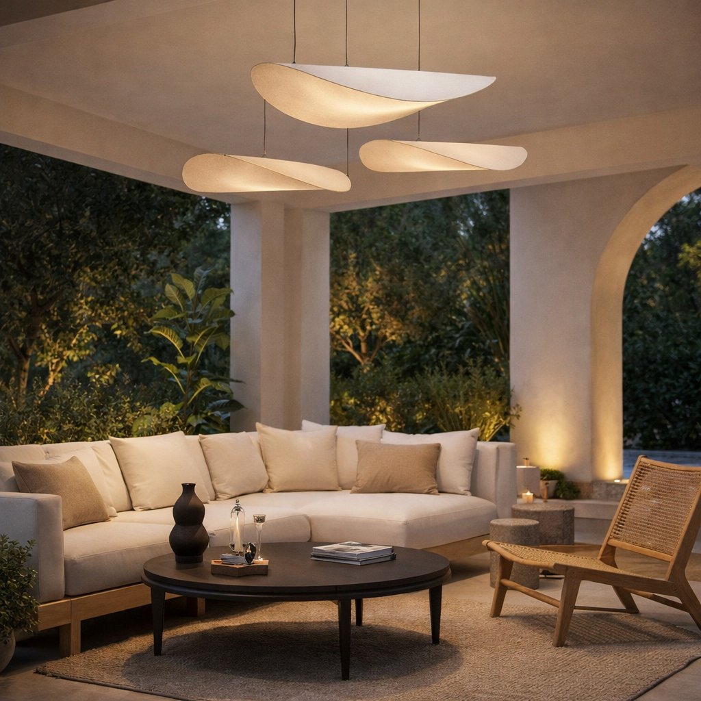 Lavisa - Japandi White Pendant Light