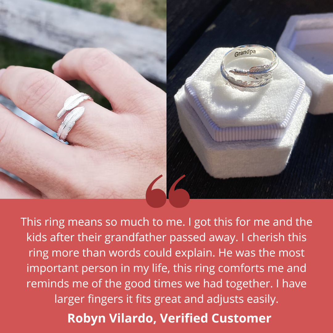 Lavisa - Angel Feather Ring