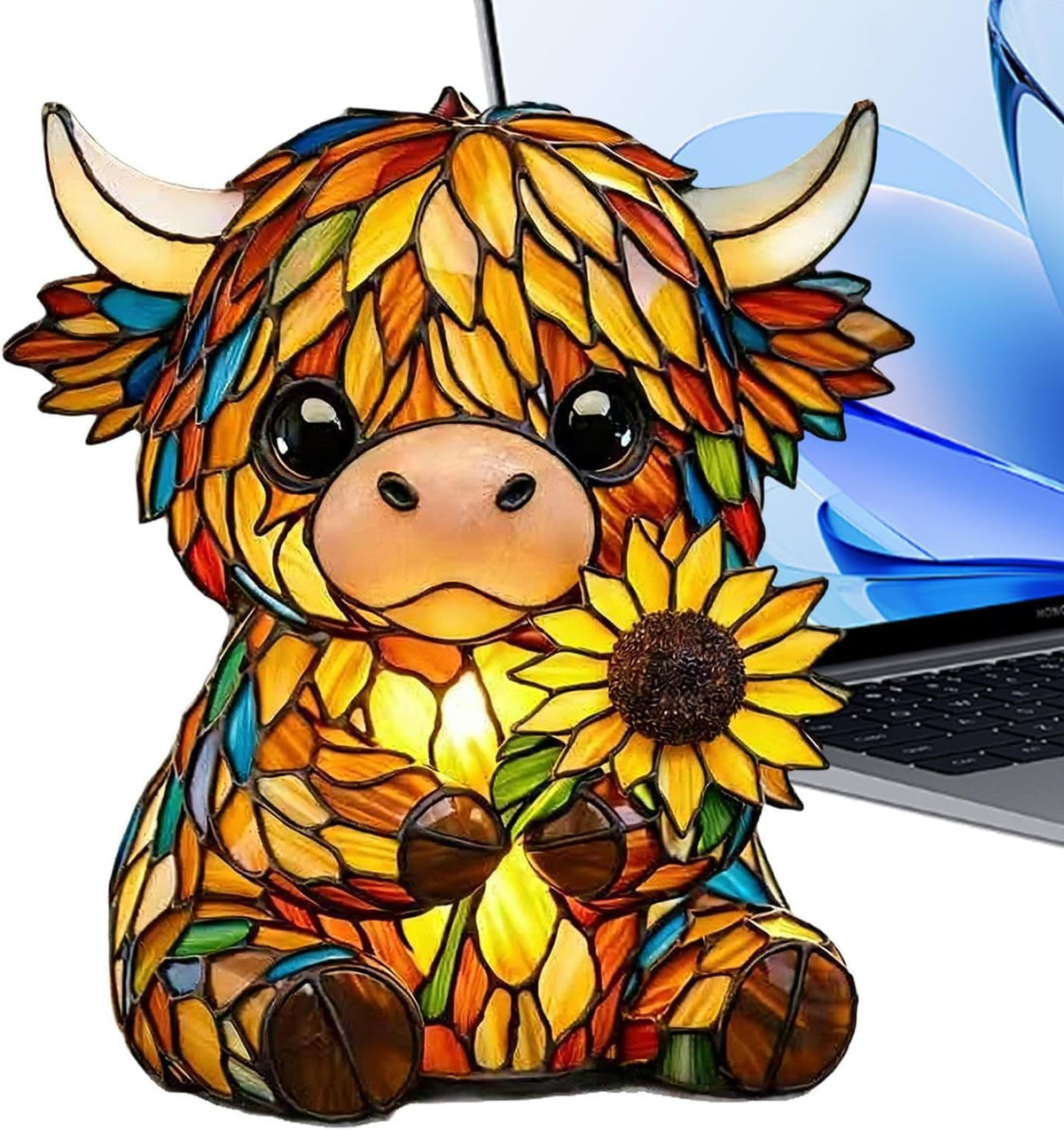 Lavisa - Highland Cow LED Resin Night Light