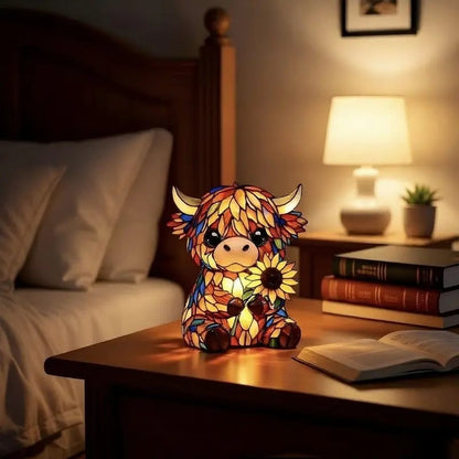 Lavisa - Highland Cow LED Resin Night Light