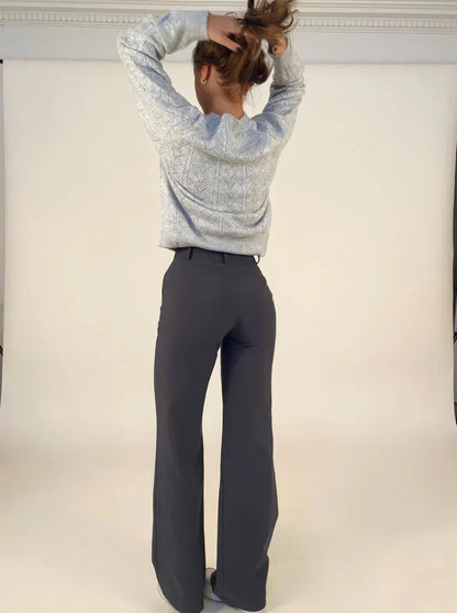 Lavisa - Women's Tailored Wide Leg Dress Pants