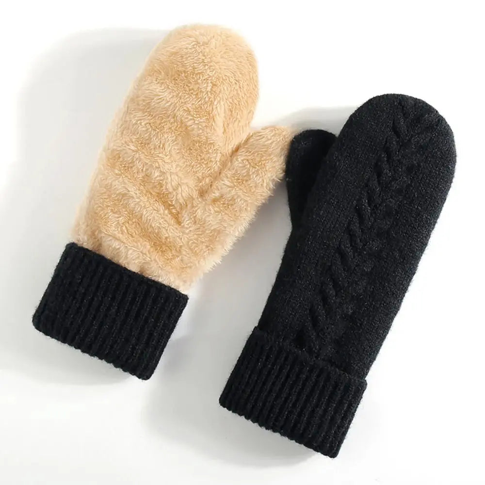 Lavisa - Double Layer Fleece Lined Winter Mittens
