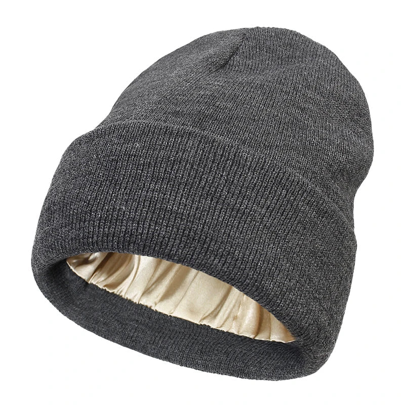 Lavisa - Satin Lined Hat Beanie Cap for Women