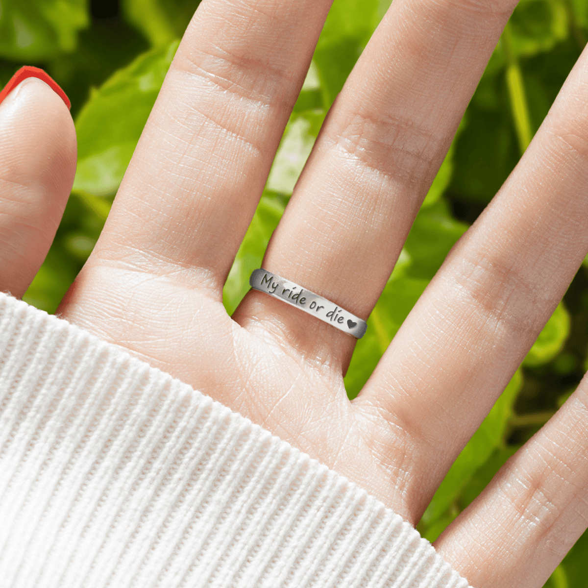 Lavisa - Ride or Die Knot Ring - Adjustable Friendship Ring