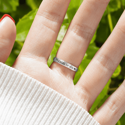 Lavisa - Ride or Die Knot Ring - Adjustable Friendship Ring