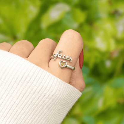 Lavisa - Sterling Silver Faith Ring