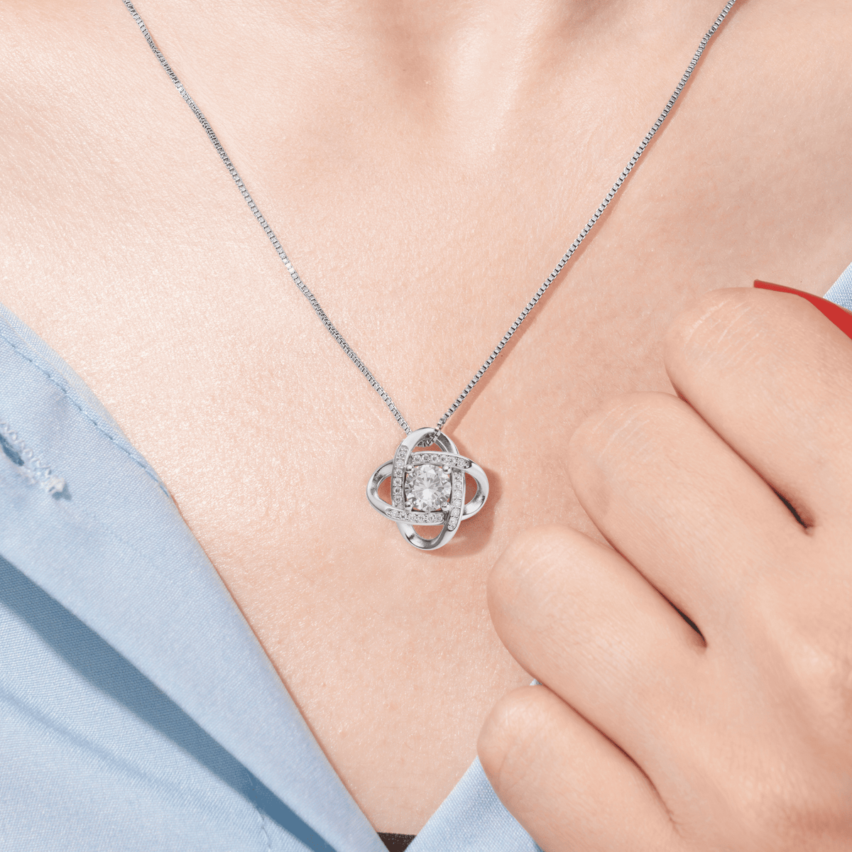 Lavisa - To My Bonus Daughter Love Knot Necklace