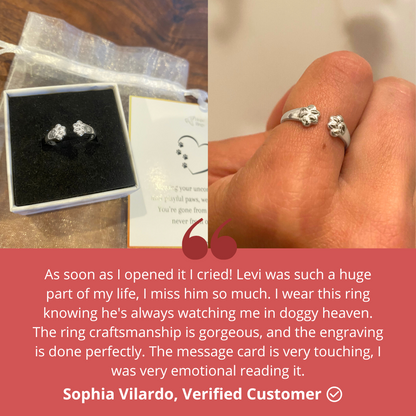 Lavisa - Memorial Paw Ring