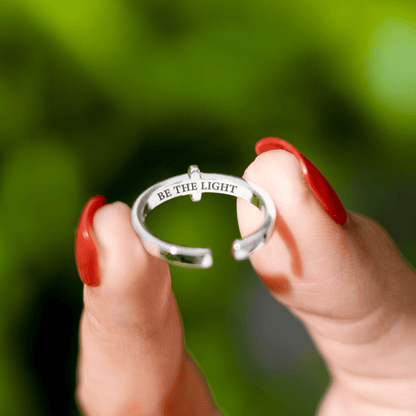 Lavisa - Be The Light Cross Ring