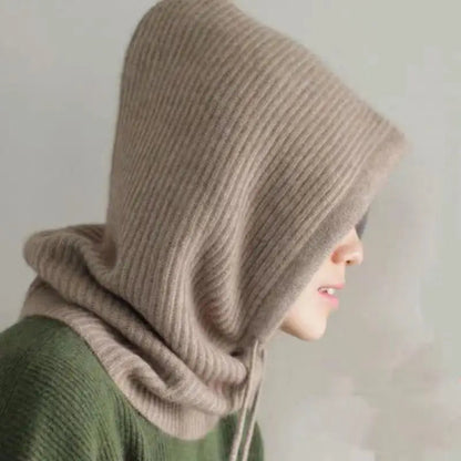 Lavisa - Knitted Hooded Balaclava Hat and Winter Neck Warmer