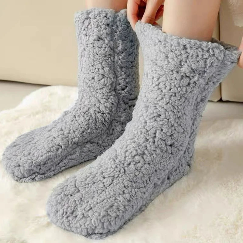 Lavisa - Plush Velvet Indoor Thermal Socks