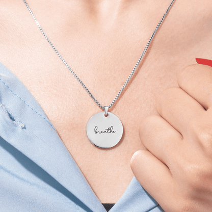 Lavisa - Mindful Breathing Pendant Calm Necklace