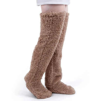 Lavisa - Over the Knee Fuzzy Thigh High Socks