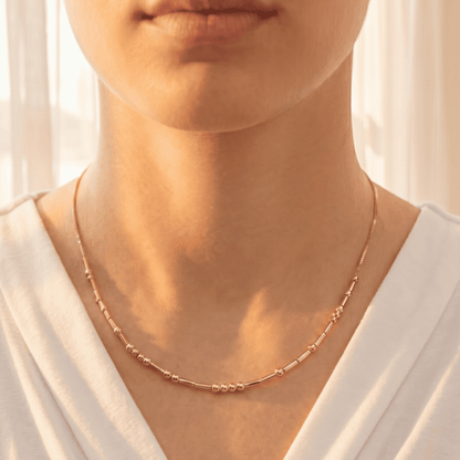 Lavisa - Morse Code Necklace