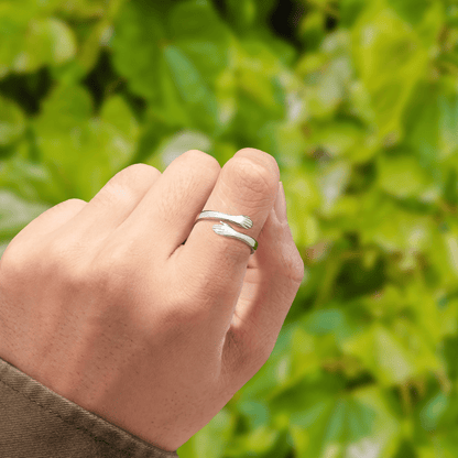 Lavisa - Grandmother Grandson Hug Ring Adjustable Sentimental Jewelry