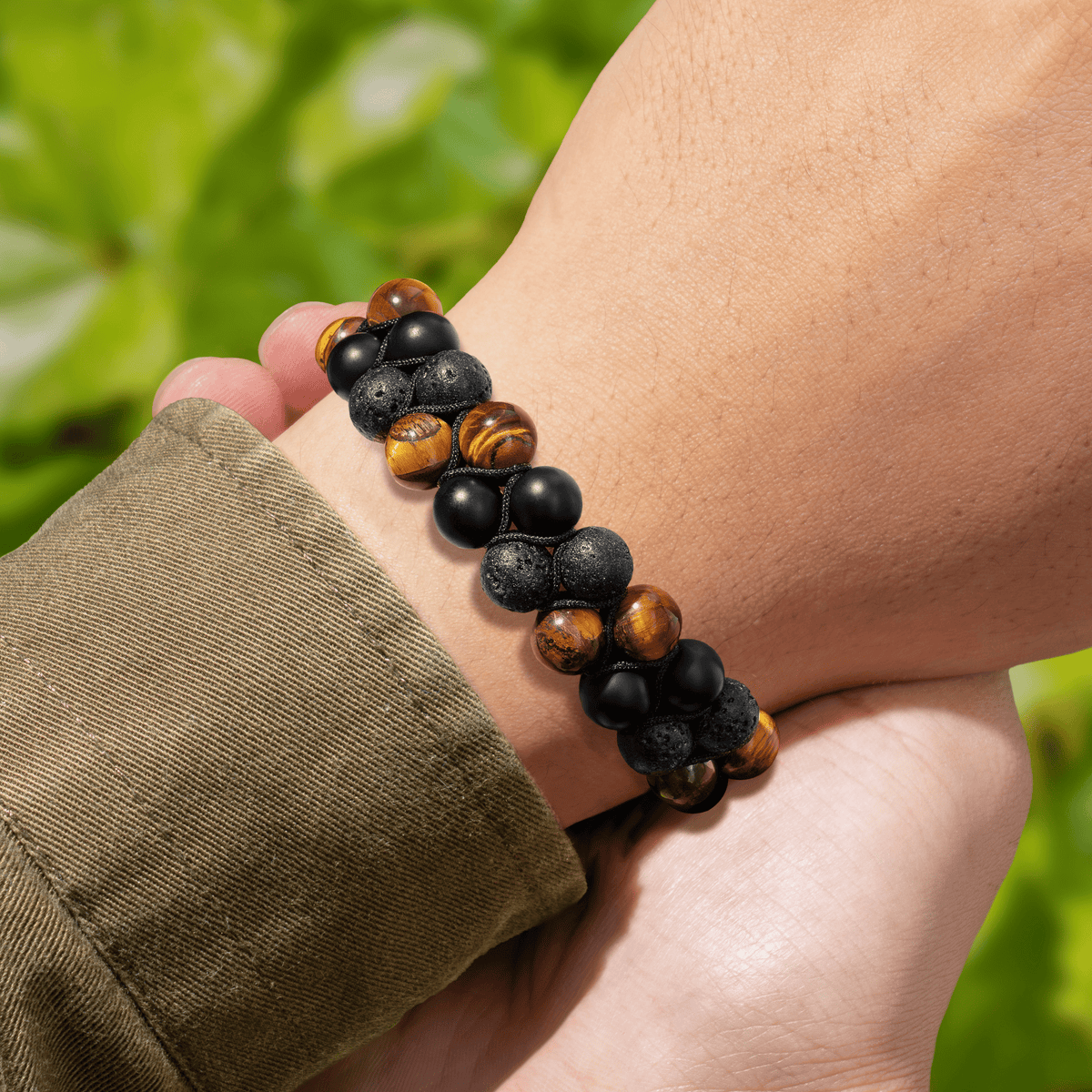 Lavisa - Triple Protection Stone Bracelet