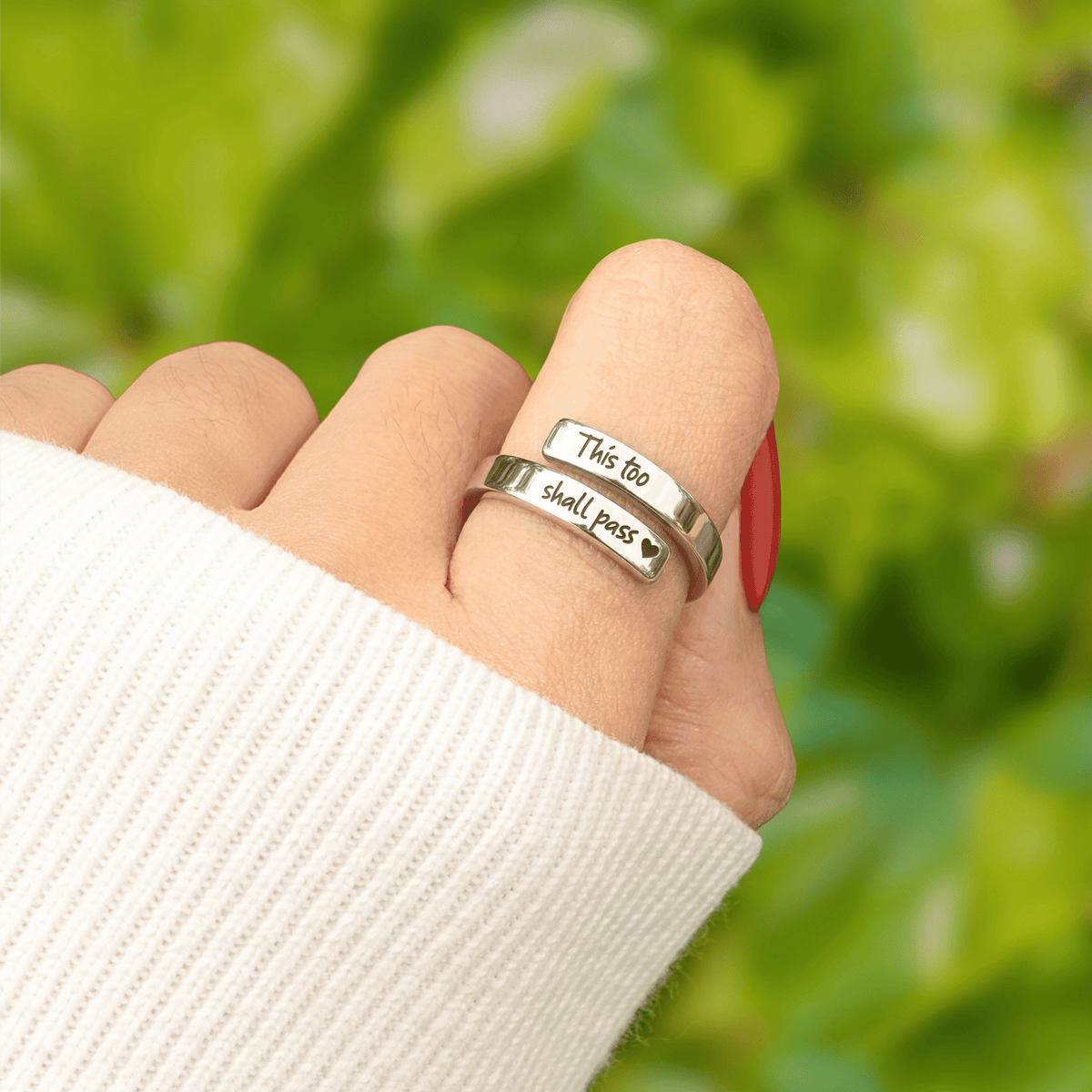 Lavisa - Encouragement Quote Ring