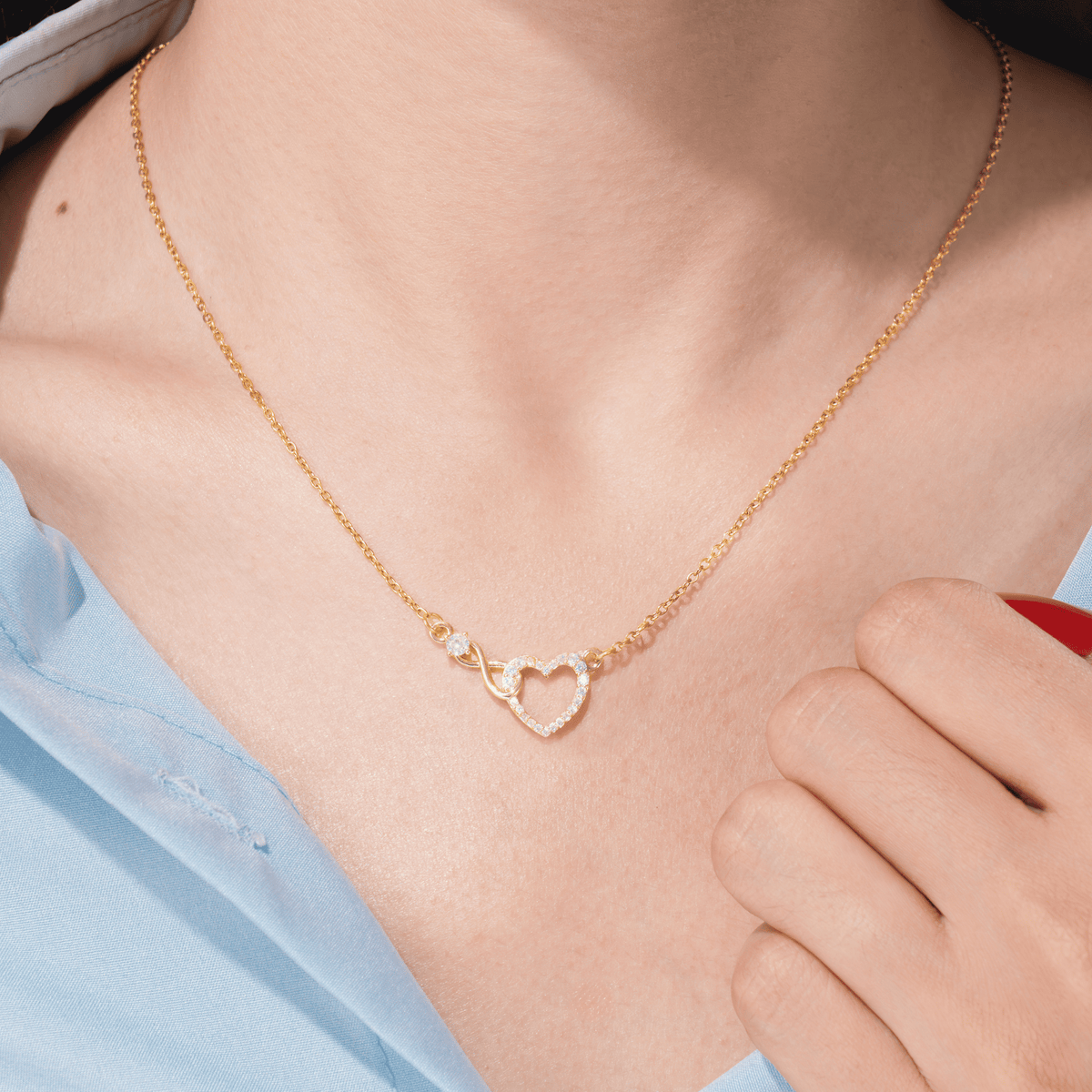 Lavisa - Forever Love Necklace with Heartfelt Message Card
