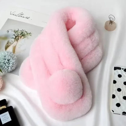 Lavisa - Plush Faux Fur Winter Scarf