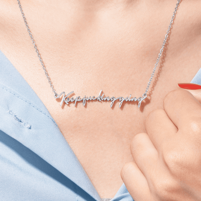 Lavisa - Inspirational Message Pendant Necklace