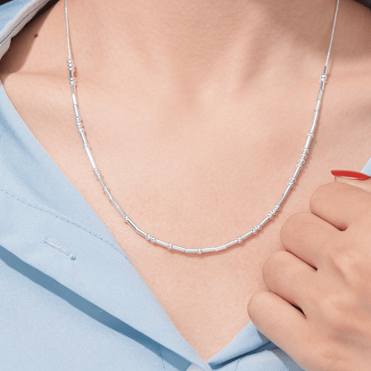 Lavisa - Adjustable Morse Code Pendant Necklace