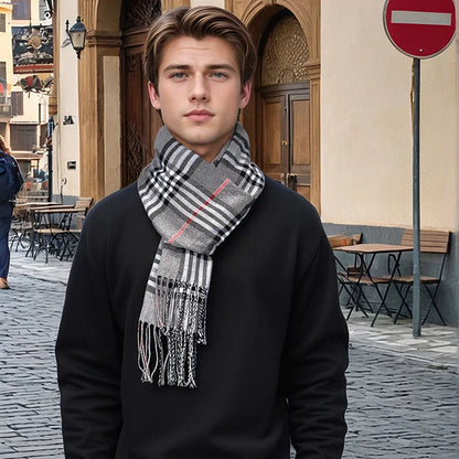 Lavisa - Luxury Plaid Cashmere Winter Scarf