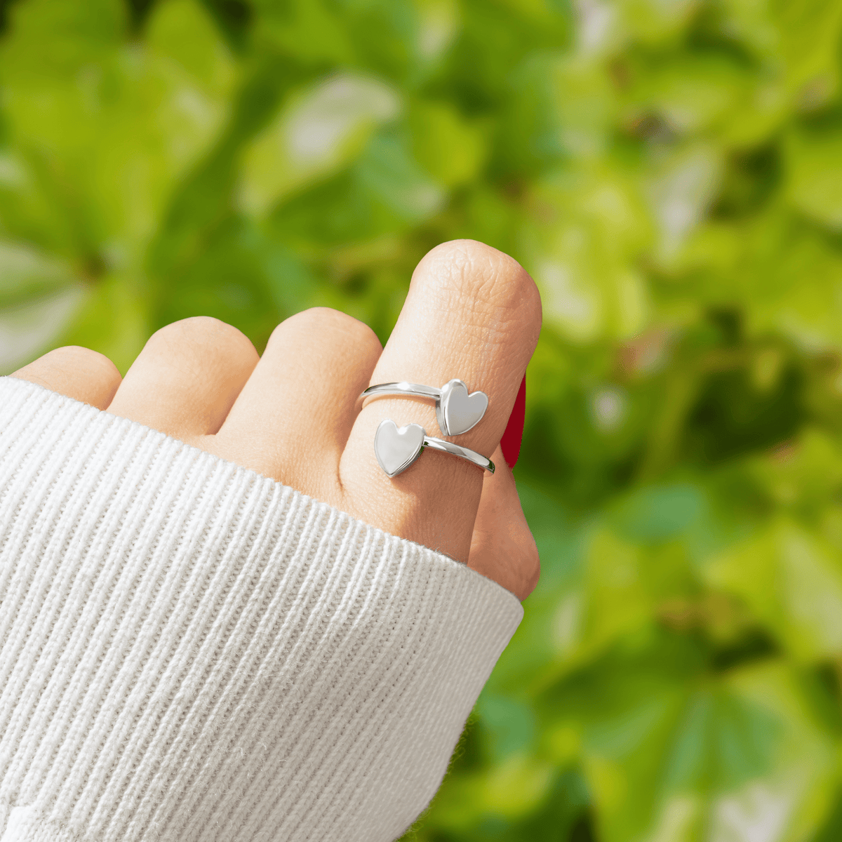 Lavisa - Memorial Double Band Initial Ring