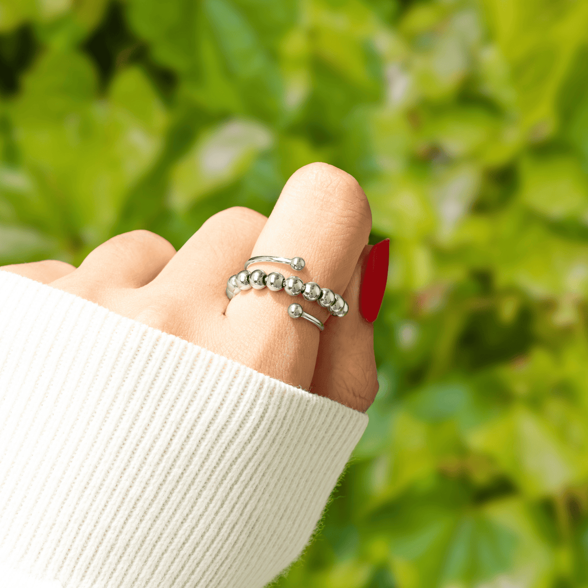 Lavisa - Stainless Steel Fidget Ring for Calm