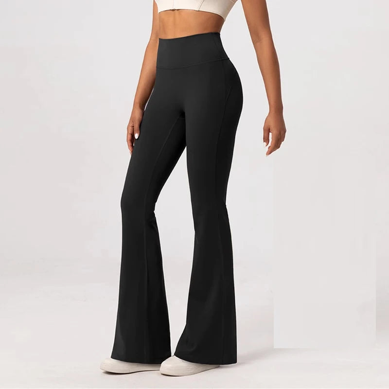 Lavisa - High Waist Flare Leggings