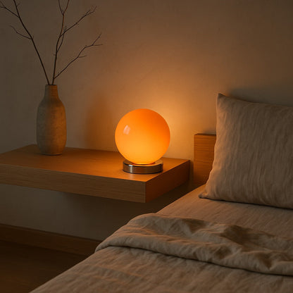 Lavisa - Dimmable Amber Glass Globe Lamp
