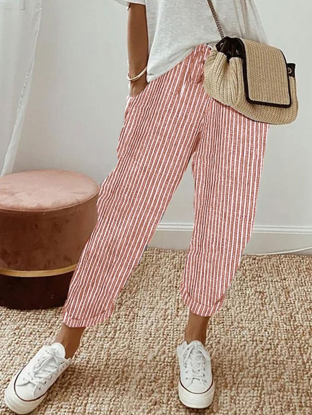 Lavisa - Breathable Cotton Comfort Pants Moisture Wicking Trousers