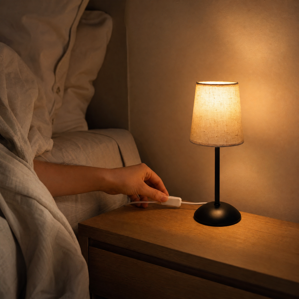 Lavisa - Portable Linen Shade USB Nursery Night Light