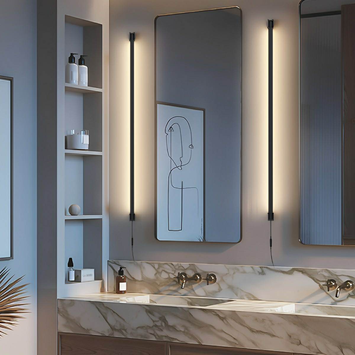 Lavisa - Rotatable LED Wall Sconce Plug-in Minimalist Light