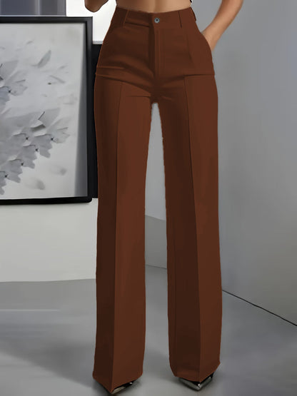 Lavisa - High-Waisted Pleated Pants