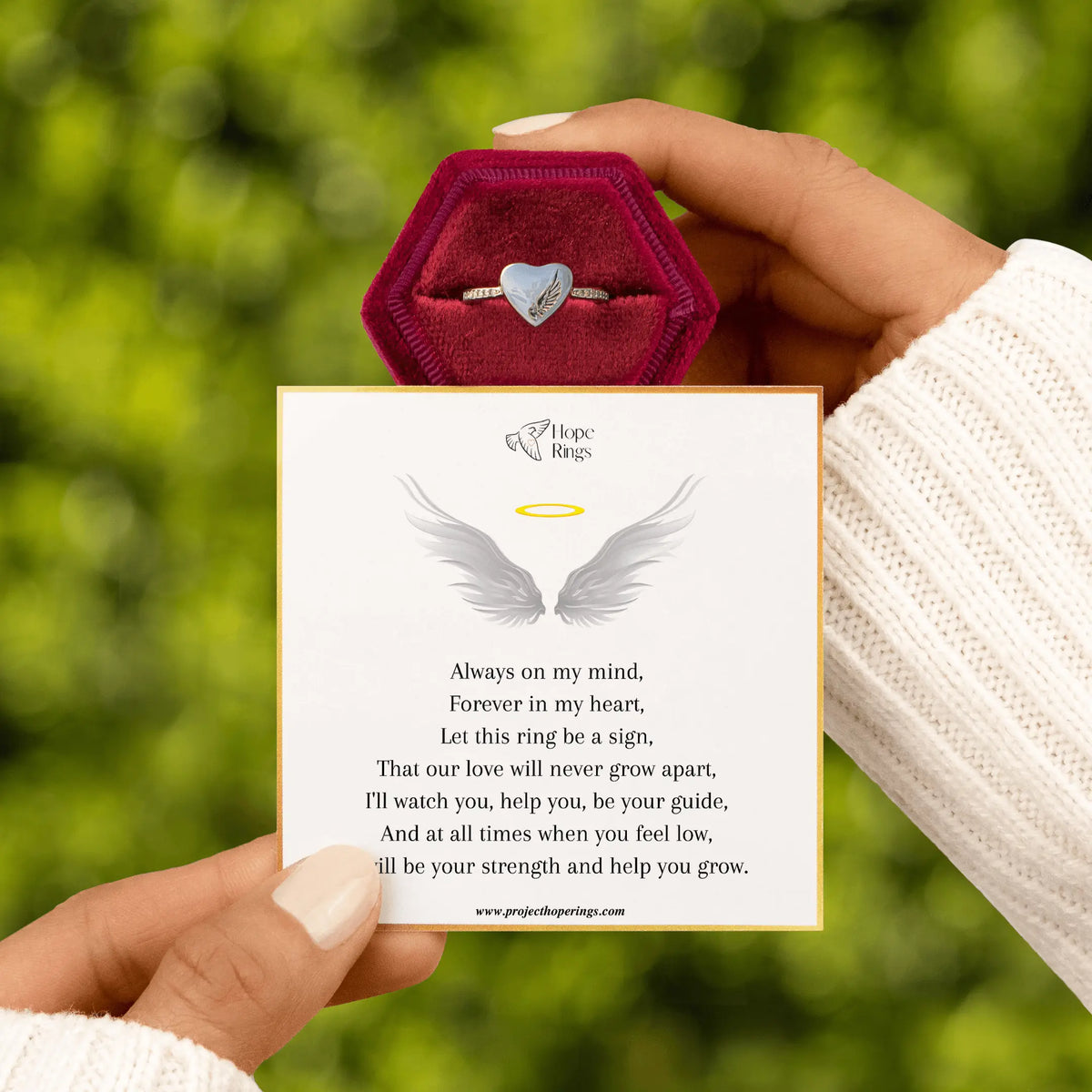 Lavisa - Guardian Angel Urn Ring