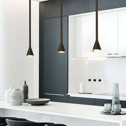 Lavisa - Long Tube Cone Pendant Light