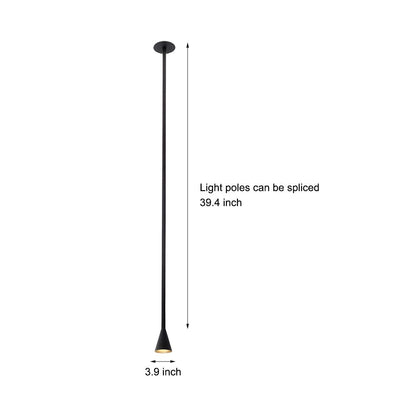 Lavisa - Long Tube Cone Pendant Light