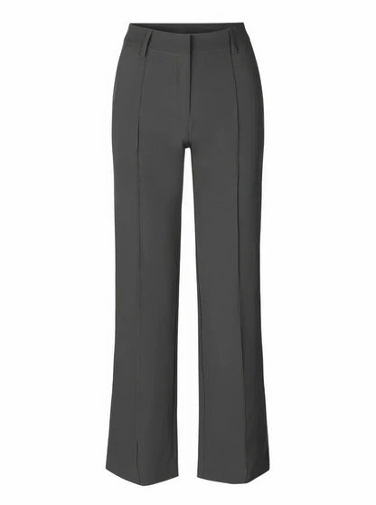 Lavisa - Women's High Waist Wide Leg Tailored Dress Pants