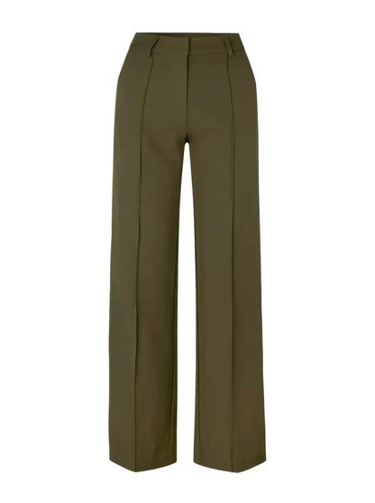 Lavisa - Women's High Waist Wide Leg Tailored Dress Pants