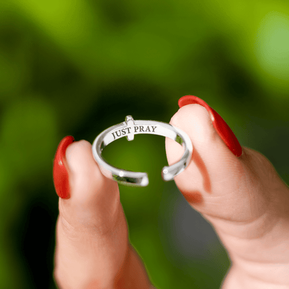 Lavisa - Just Pray Cross Ring